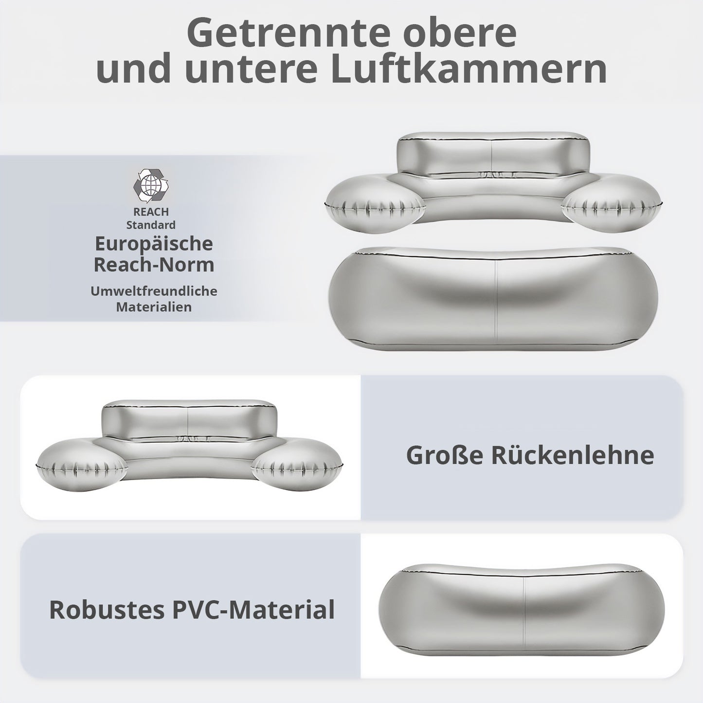 KingCamp Air Lounger Granite