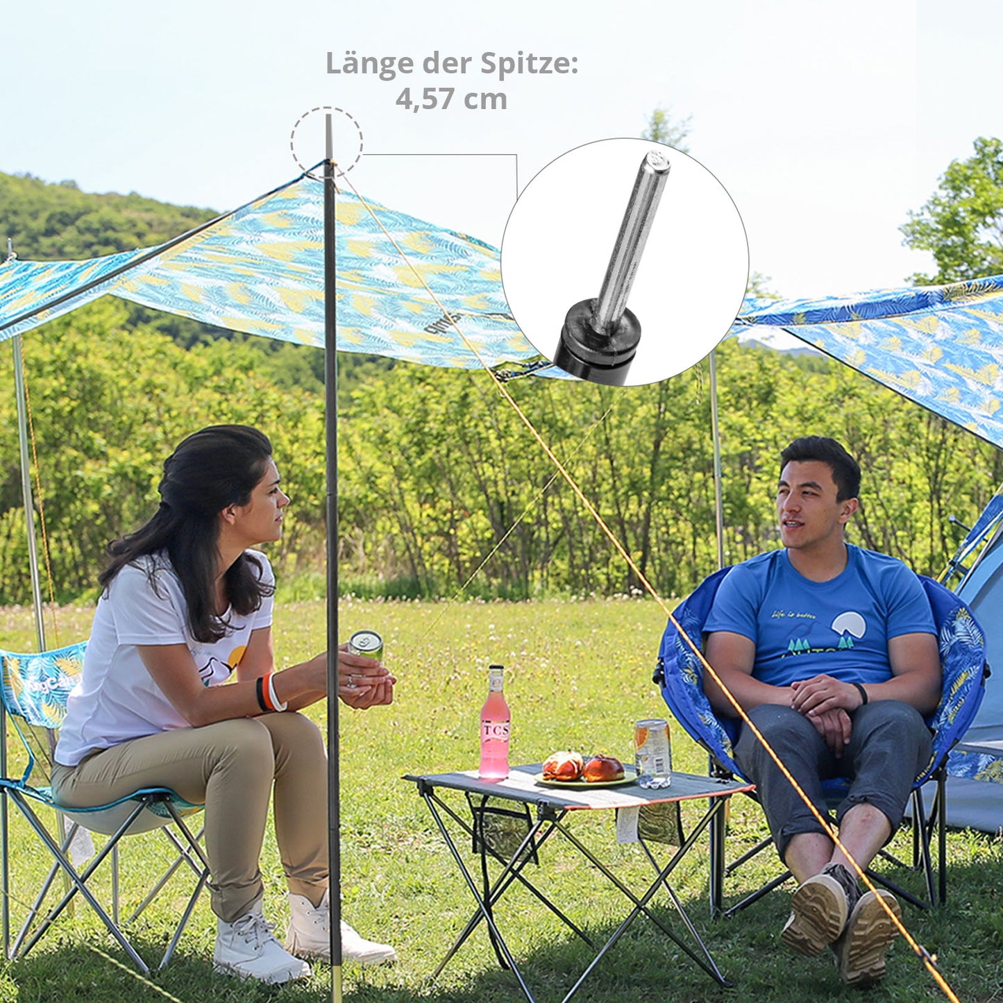 KingCamp Tarp pole