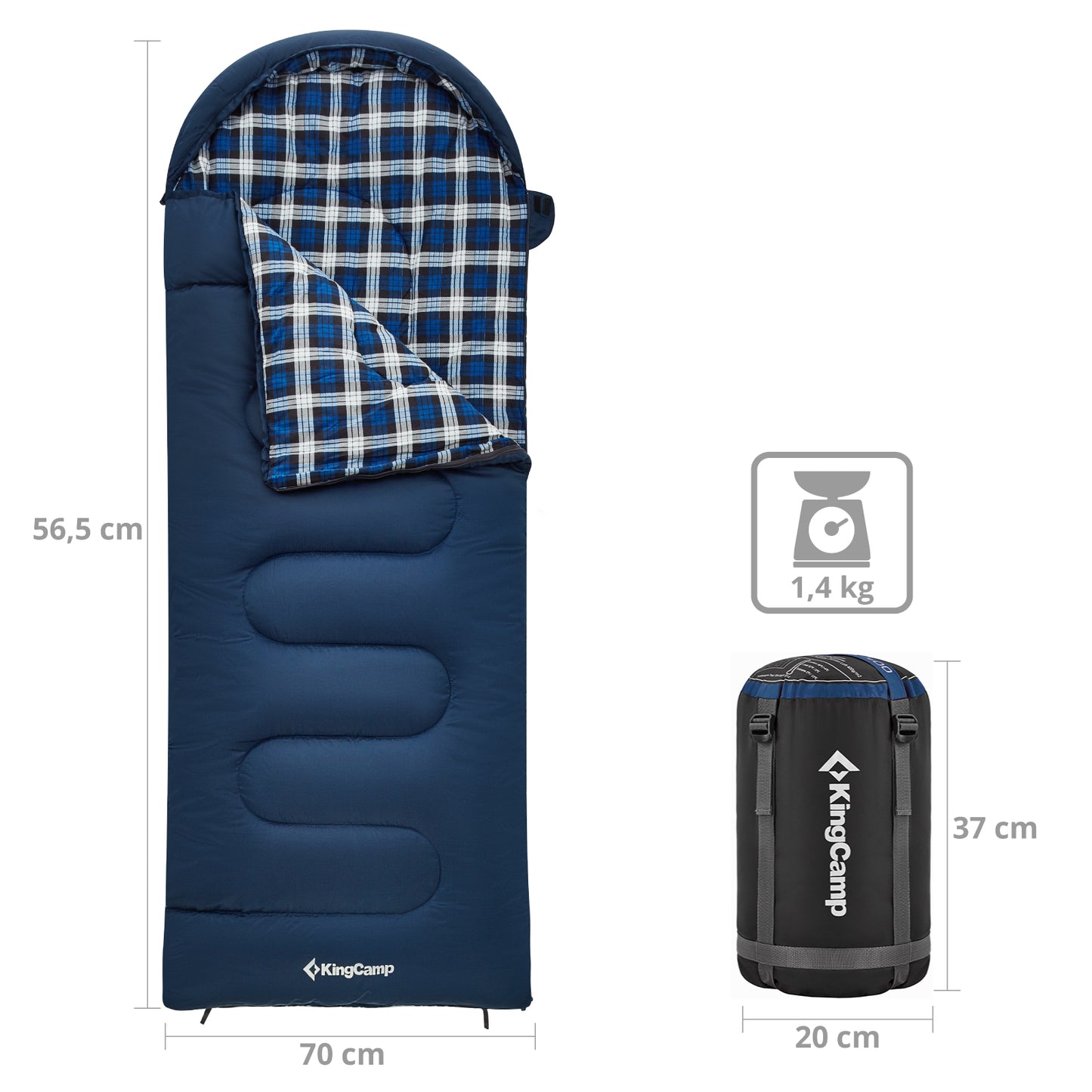 KingCamp Cloud Kids Kinderschlafsack Decke