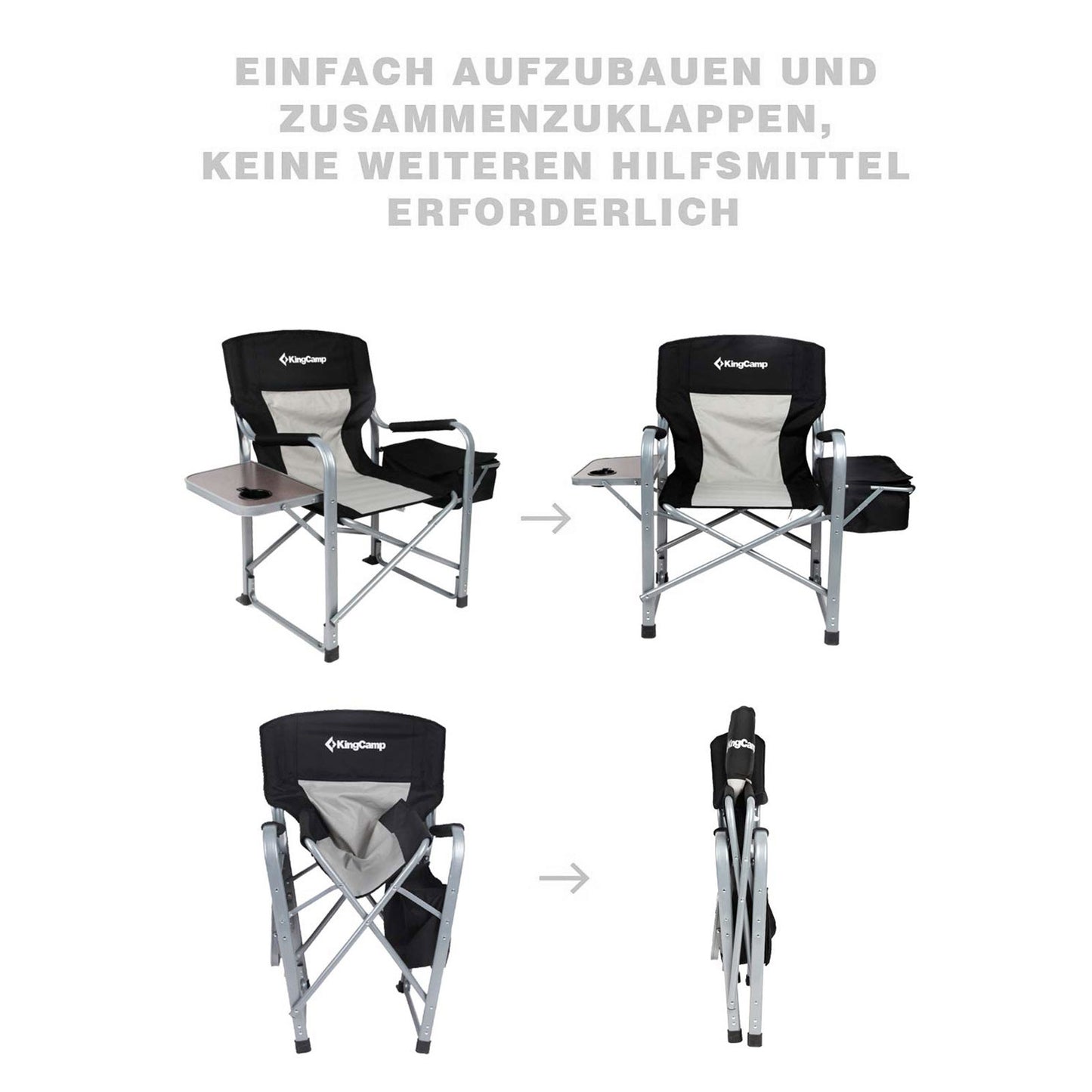 KingCamp Comfort Director Chair Campingstuhl