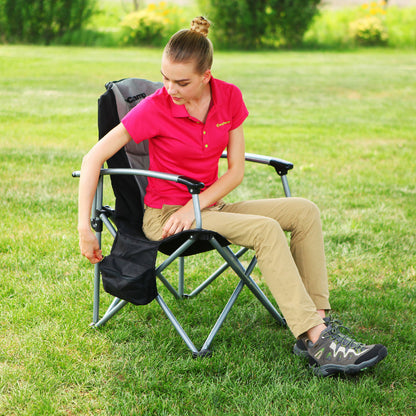 KingCamp Deluxe Hard Armrest Chair Campingstuhl